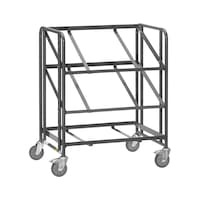 ESD Euro crate trolley 9390, load cap. 250 kg, load area 820 mm x 610 mm