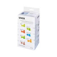 UVEX earplugs x-fit green SNR 37 dB size M 2112022 pack of 300 pairs
