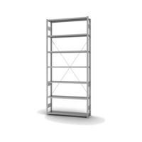 HOFE Etagère stockage module base 1 300x300 mm, 7 tab. zing., 200 kg HZG30313XM