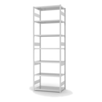 HOFE shelving rack basic bay 1,000x500 mm 7 shelves light grey 330 kg HKG30510AS