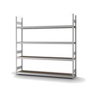 Module base pr gde étagère compart. HOFE 2 500x400 mm, 4 tabl. ZI, pann. agglo