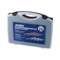 Maschinen-Gewindebohrersatz (ATORN 20 Jahre) M4-M8 inkl. VHM Kernlochbohrer