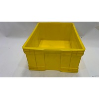 黄色周转箱，内径：400*300*200mm；外径：450*330*210mm