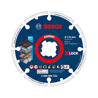 BOSCH diamond cutting disc, diameter 115 mm, bore diameter 22.23 mm, blue