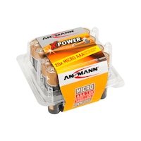 Pilas alcalinas ANSMANN AAA, pack con 20 unidades