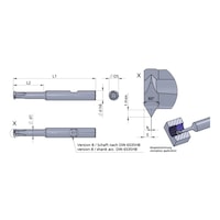 DUEMMEL Typ MB6, Mikromill Schneideinsatz