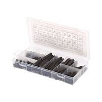 KS TOOLS Assortment of hollow mandrel pins, 315 pieces