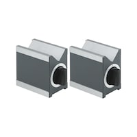 ATORN meas. + clamping vee blocks 70 mm, hardened steel, magnetic, wooden case