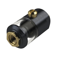 RIEGLER Mini mist lubricator, G 1/4 inch, operating pressure 10 bar, DN 8 mm