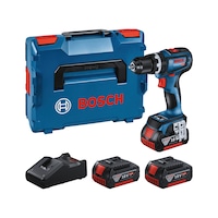 BOSCH GSB 18 V-90 C avvitatore a impulsi a batteria, 2 batterie 18 V 4,0 Ah