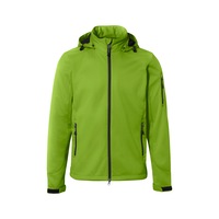 HAKRO Ontario men's softshell jacket, kiwi, size XXL
