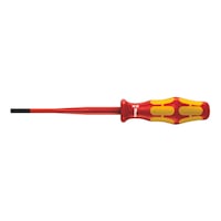 WERA VDE-insulated slotted screwdriver 160 iSS 0.8x4.0x100 mm 05020129001