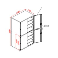 Tool cabinet W1100*D700*H2000
