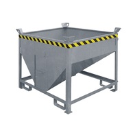 EICHINGER conteneur silo avec porte de sortie 1 000 litres galva.