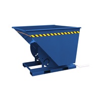 EICHINGER tipping container transv. + dir. of travel 1,000 kg 1,000 l gent. blue