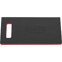 ALARM Knee board L.450mm W.210mm H.30mm black/red 56023365