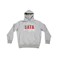 SATA Hoodie grau Ausführung Vintage