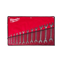 MILWAUKEE 12-piece double open-end spanner set 4932492714 MILWAUKEE 12-piece double open-end spanner set 4932492714