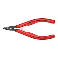 Electronics diagonal cutters with plastic sleeves burnished 125 mm 75 52 125