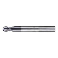 PFERD Round profiled end mill, convex (non-indexable cutting edges)