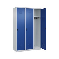 C+P CLASSIC PLUS locker, 3 compartments, 1,850x1,200x500 mm, RAL 7035/5010