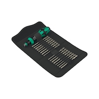 WERA Kraftform Kompakt 60 RA-R1 ratchet screwdriver set, 17 pieces