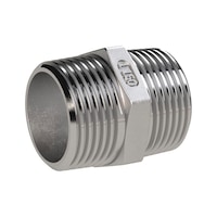 RIEGLER Double nipple, double threaded nipple