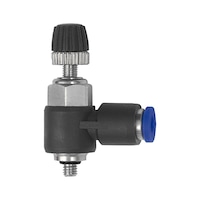 RIEGLER Speed controller with check valve (pneumatics)