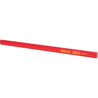 Carpenters pencil, red, HB