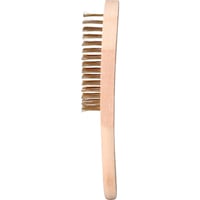 Brass wire brush, 4 rows, 290 mm