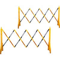 KS TOOLS Plastic scissor barrier, 240 - 2500 mm, 2-piece