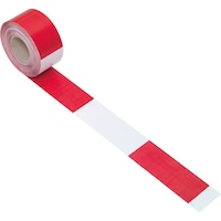 KS TOOLS Red/white hatched barrier tape