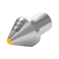 Diamond burnishing tip