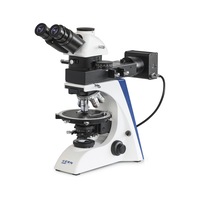 KERN polarising microscope OPO 185 trinocular magnification 10x