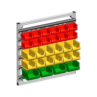 ALLIT Stapelsichtboxen-St&auml;nderregal ProfiPlus Depot-L WN 28