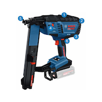 BOSCH Cordless wood stapler EXPERT EXTH18V-50M, XL-BOXX without battery