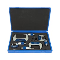 ORION micrometers 0–100 mm 0.01 mm scale interval Spindle pitch 1 mm, in a case