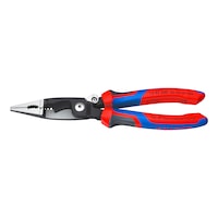 KNIPEX elektrik tesisatı pensesi 200 mm, iki parç. tutma sapı, kilitleme koluyla