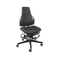 DAUPHIN Tec Identity PU counter chair for production and workshop areas