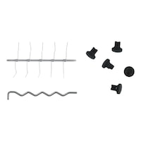 ELMA ELME RVS houderset, Rilsan-gecoat
