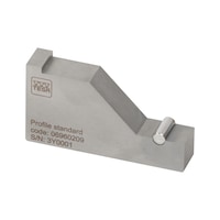 TESA TECHNOLOGY Profile setting standard, contour standard 15 mm for roughness/profile tester