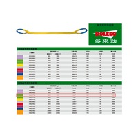 DOLECO flat lifting sling with eyelet, model 0561 9752 08