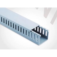 DELIXI wiring duct, silver gray, prime material