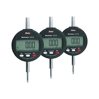 MAHR Set of 3 dial gauge 12.5 mm range 0.01 mm increment multiCOM data output
