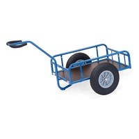 FETRA Hand cart with railings, load capacity 400 kg, loading platform 845 x 545 mm