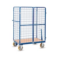 FETRA Shelf trolley with 1 tier, load capacity 600 kg, loading surface 1200 x 800 mm, with tugger train