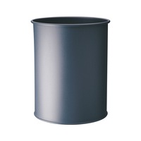 DURABLE Metal wastepaper bin, 15 l, anthracite