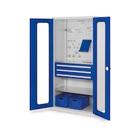 RASTERPLAN Hinged-door cabinet with shelf and drawers