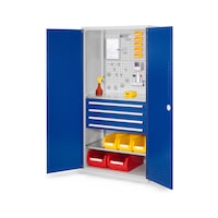 RASTERPLAN Hinged-door cabinet with shelf and drawers