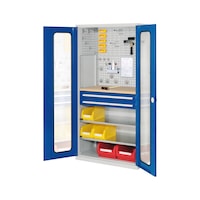 RASTERPLAN Hinged-door cabinet with shelf and drawers